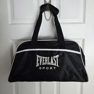 Everlast Sport Black and White Duffel Bag